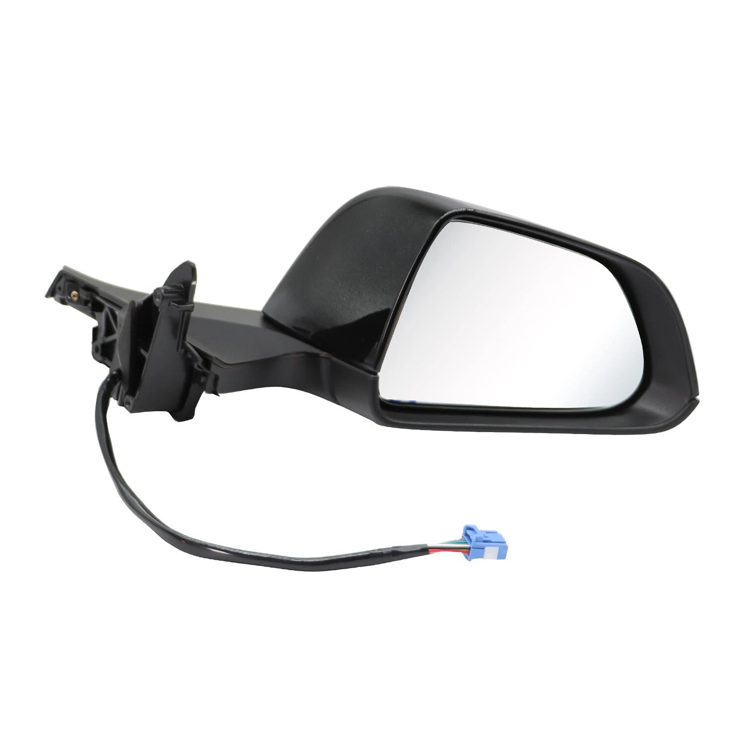 EXTERIOR MIRROR ASSEMBLY - PREMIUM - DOMESTIC - TIGHT HAND - Black/White For Model 3 2017-2023