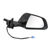 EXTERIOR MIRROR ASSEMBLY - PREMIUM - DOMESTIC - TIGHT HAND - Black/White For Model 3 2017-2023