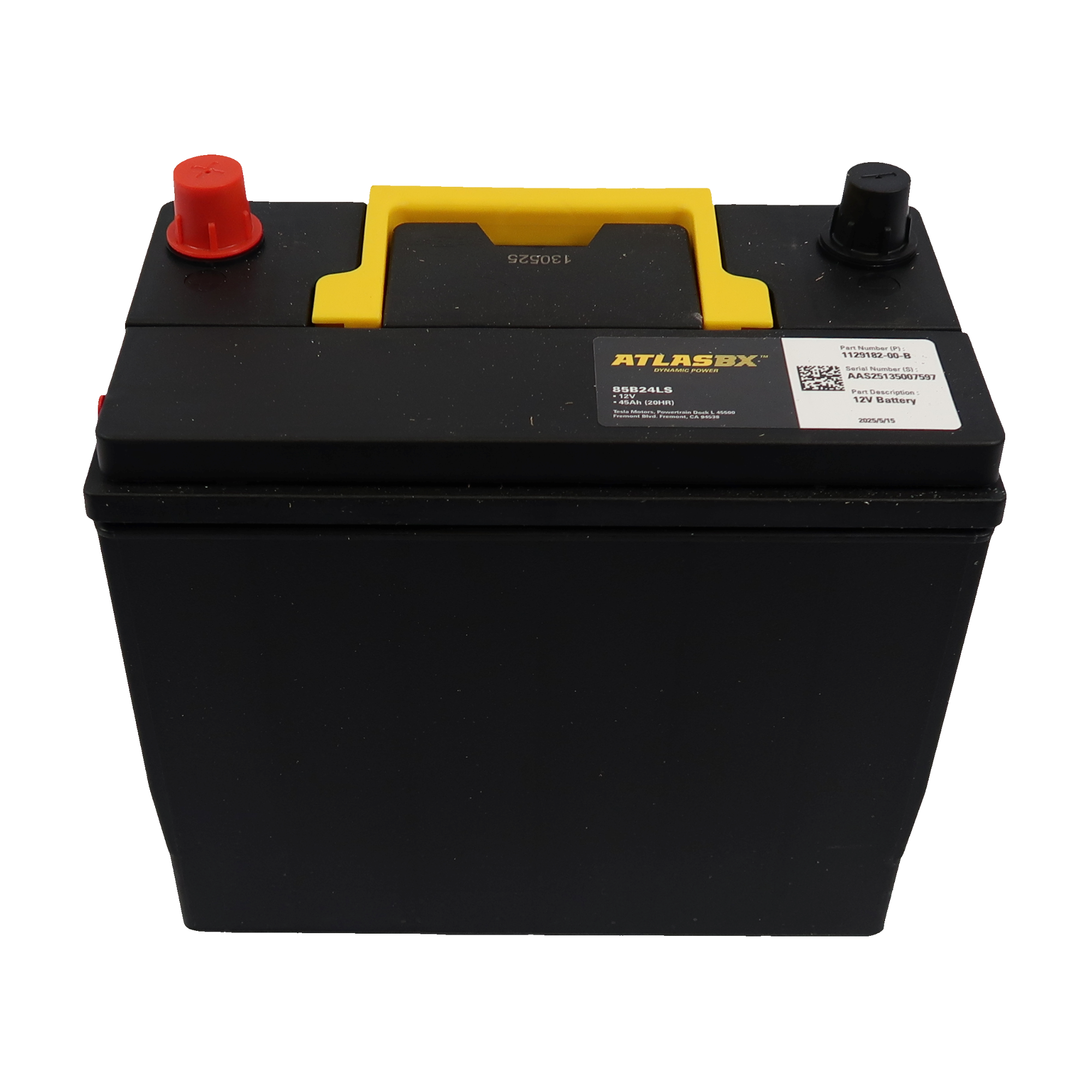 Genuine Tesla 1129182-00-B 12V Battery Assembly for Model 3 and Model Y