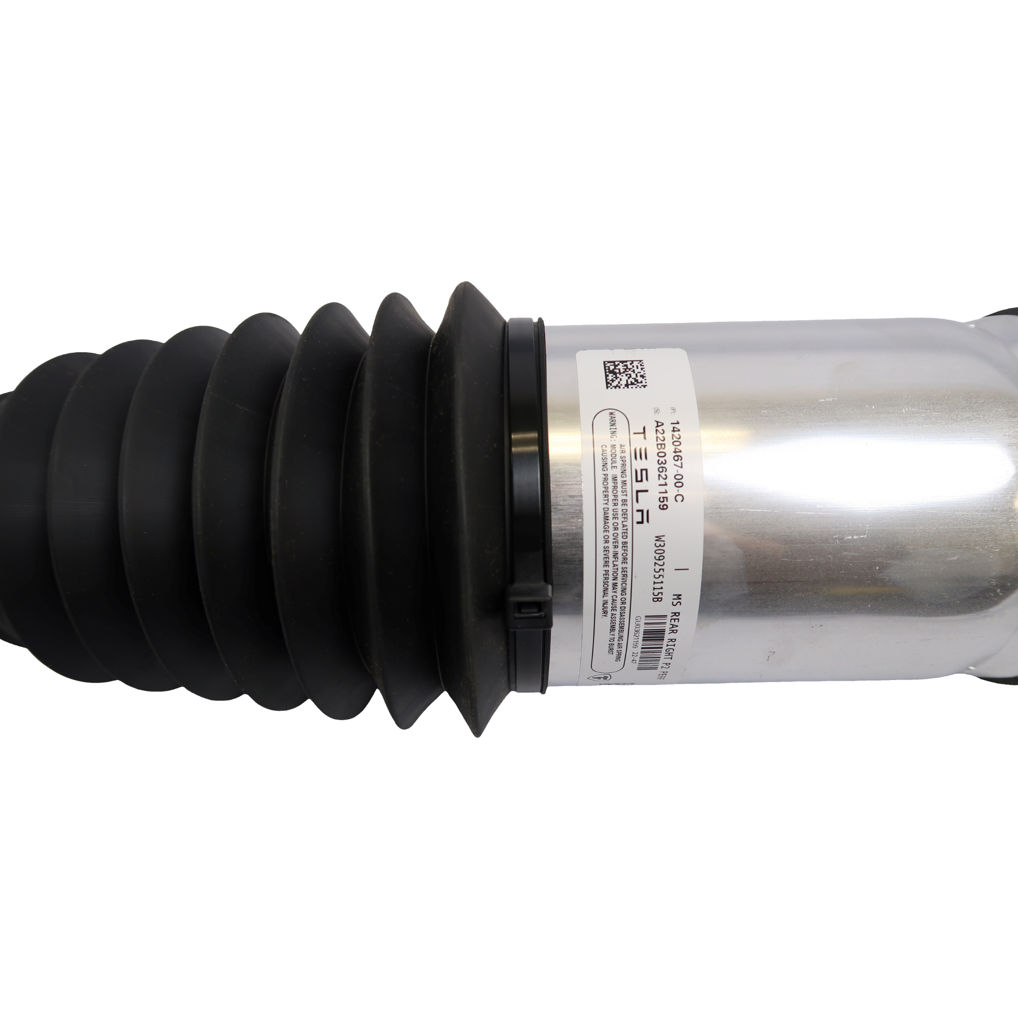 Opt OEM REAR AIR SPRING MODULE - RIGHT HAND - PERFORMANCE for Model S 2021 - 2025